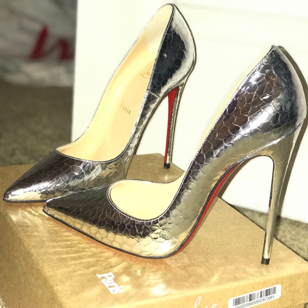 Christian Louboutin Metallic Pumps - Picture 2 of 4